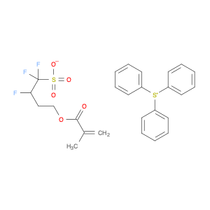 Triphenylsulfonium 1,1,2-trifluoro-4-(methacryloyloxy)butane-1-sulfonate