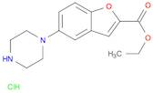 5-(1-piperazinyl)-2-Benzofurancarboxylic acid ethyl ester Monohydrochloride