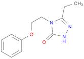 5-Ethyl-2,4-dihydro-4-(2-phenoxyethyl)-3H-1,2,4-triazol-3-one