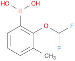 2-DIFLUOROMETHOXY-3-METHYL-BENZENEBORONIC ACID