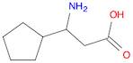 3-Amino-3-cyclopentylpropanoic acid