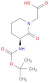 (S)-2-(3-((tert-Butoxycarbonyl)amino)-2-oxopiperidin-1-yl)acetic acid