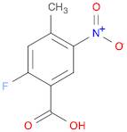 Benzoic acid, 2-fluoro-4-methyl-5-nitro- (9CI)