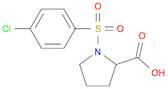 1-((4-Chlorophenyl)sulfonyl)pyrrolidine-2-carboxylic acid