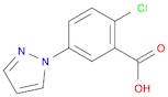 2-CHLORO-5-(1H-PYRAZOL-1-YL)BENZOIC ACID