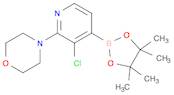 3-Chloro-2-(4-morpholino)pyridine-4-boronic acid pinacol ester