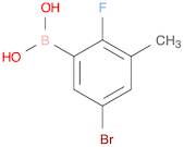 5-Bromo-2-fluoro-3-methylphenylboronic acid