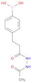 4-(3-(2-Acetylhydrazinyl)-3-oxopropyl)phenylboronic acid