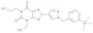 1H-Purine-2,6-dione,3-ethyl-3,9-dihydro-1-propyl-8-[1-[[3-(trifluoromethyl)phenyl]methyl]-1H-pyraz…