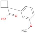 1-(3-Methoxyphenyl)cyclobutanecarboxylic acid