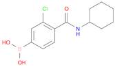 3-Chloro-4-(cyclohexylcarbamoyl)phenylboronic acid