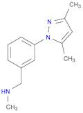 1-[3-(3,5-DIMETHYL-1H-PYRAZOL-1-YL)PHENYL]-N-METHYLMETHANAMINE