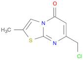 7-(CHLOROMETHYL)-2-METHYL-5H-[1,3]THIAZOLO[3,2-A]PYRIMIDIN-5-ONE