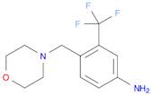 Benzenamine, 4-(4-morpholinylmethyl)-3-(trifluoromethyl)-