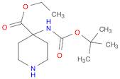 Ethyl 4-((tert-butoxycarbonyl)amino)piperidine-4-carboxylate