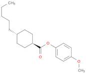 Trans-4-methoxyphenyl 4-pentylcyclohexanecarboxylate