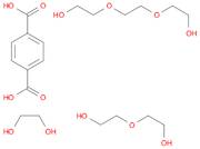 ethylene glycol; 2-(2-hydroxyethoxy)ethanol; 2-[2-(2-hydroxyethoxy)ethoxy]ethanol; terephthalic ac…