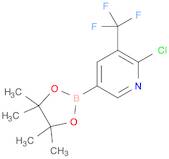 2-chloro-5-(4,4,5,5-tetramethyl-1,3,2-dioxaborolan-2-yl)-3-(trifluoromethyl)pyridine