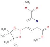 DIMETHYL 4-(4,4,5,5-TETRAMETHYL-1,3,2-DIOXABOROLAN-2-YL)PYRIDINE-2,6-DICARBOXYLATE