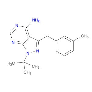 4-AMINO-1-TERT-BUTYL-3-(3-METHYLBENZYL)PYRAZOLO[3,4-D]PYRIMIDINE