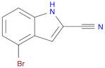 4-Bromo-1H-indole-2-carbonitrile