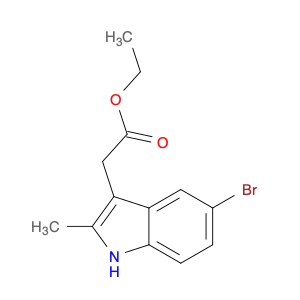 1H-Indole-3-acetic acid, 5-bromo-2-methyl-, ethyl ester