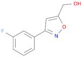 (3-(3-Fluorophenyl)isoxazol-5-yl)methanol