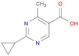 2-Cyclopropyl-4-methyl-pyrimidine-5-carboxylic acid