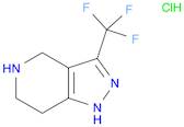 3-(Trifluoromethyl)-4,5,6,7-tetrahydro-1H-pyrazolo[4,3-c]pyridine hydrochloride