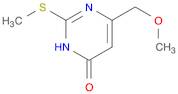 4-HYDROXY-6-METHOXYMETHYL-2-(METHYLTHIO)PYRIMIDINE