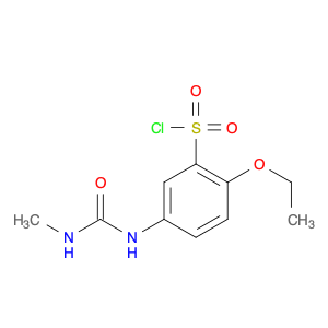 2-Ethoxy-5-(3-methylureido)benzene-1-sulfonyl chloride