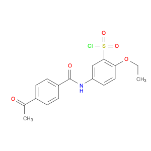 5-(4-Acetylbenzamido)-2-ethoxybenzene-1-sulfonyl chloride