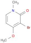 2(1H)-Pyridinone, 3-bromo-4-methoxy-1-methyl-