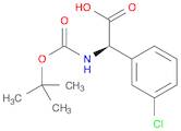 N-BOC-2-(3'-CHLOROPHENYL)-D-GLYCINE