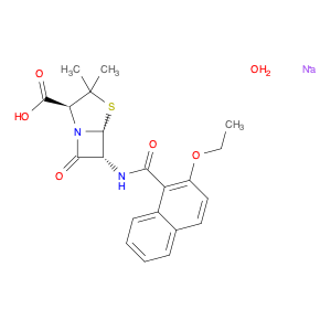 6-(2-ethoxy-1-naphthamido)penicillin