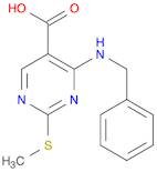 4-(Benzylamino)-2-(methylthio)pyrimidine-5-carboxylic acid