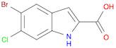 5-Bromo-6-chloro-1H-indole-2-carboxylic acid