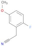 5-Methoxy-2-fluorobenzylcyanide