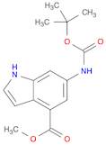 METHYL 6-N-BOC-AMINOINDOLE-4-CARBOXYLATE