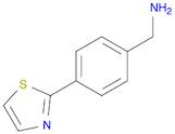 [4-(1,3-THIAZOL-2-YL)PHENYL]METHYLAMINE