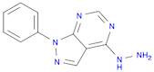 1H-Pyrazolo[3,4-d]pyrimidine,4-hydrazinyl-1-phenyl-