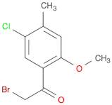 2-Bromo-1-(5-chloro-2-methoxy-4-methylphenyl)ethanone