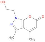 1-(2-HYDROXYETHYL)-3,4-DIMETHYLPYRANO[2,3-C]PYRAZOL-6(1H)-ONE