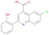 6-CHLORO-2-(2-HYDROXY-PHENYL)-QUINOLINE-4-CARBOXYLIC ACID