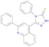 4-phenyl-5-(2-phenylquinolin-4-yl)-4H-1,2,4-triazole-3-thiol