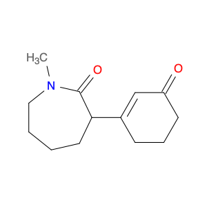 1-Methyl-3-(3-oxocyclohex-1-en-1-yl)azepan-2-one