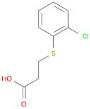 3-(2-CHLORO-PHENYLSULFANYL)-PROPANOIC ACID