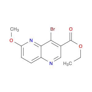 Ethyl 4-bromo-6-methoxy-1,5-naphthyridine-3-carboxylate