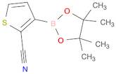 3-(4,4,5,5-Tetramethyl-1,3,2-dioxaborolan-2-yl)thiophene-2-carbonitrile