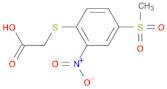 {[4-(METHYLSULFONYL)-2-NITROPHENYL]THIO}ACETIC ACID